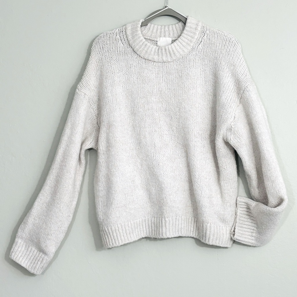 H&M chunky wool-alpaca blend sweater S